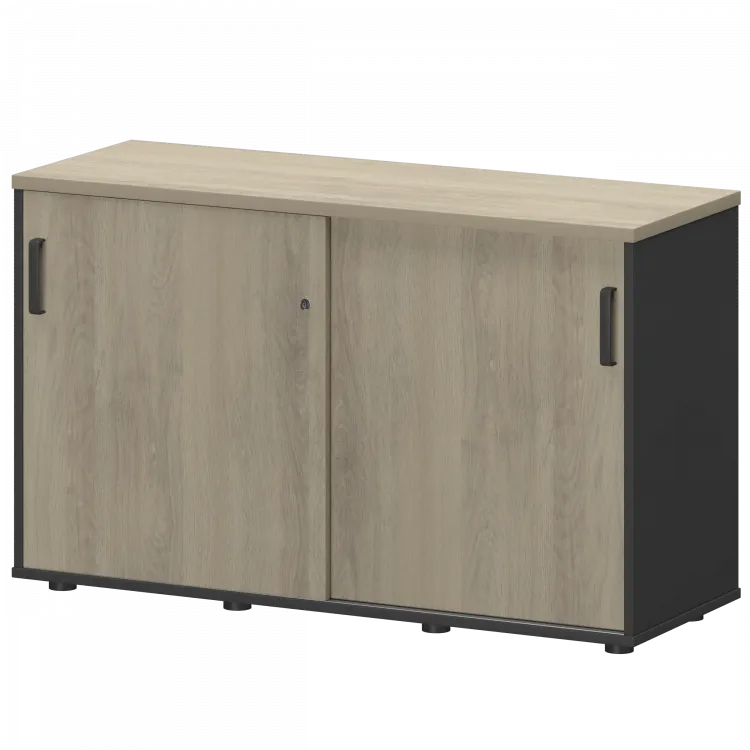 Тумба-купе СМТ-12К Тип2 Графит/Кронберг 1236x444x750 Смарт