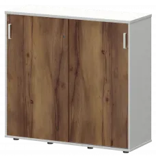 Тумба-купе СМТ-12.11К Тип1 Белый/Таксония 1236x444x1150 Смарт