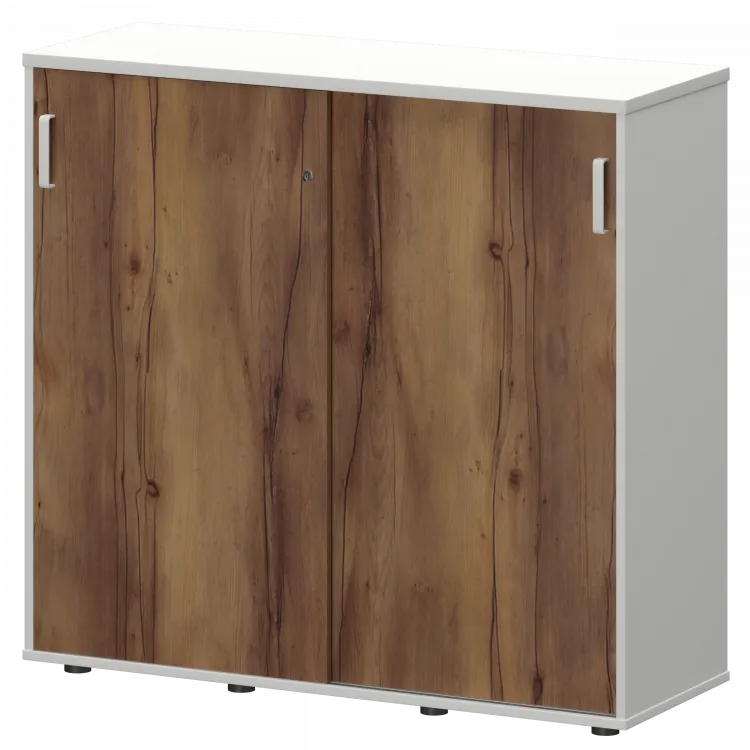 Тумба-купе СМТ-12.11К Тип1 Белый/Таксония 1236x444x1150 Смарт