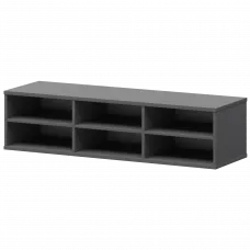 Надставка с вставкой для тумбы-купе СМТ-15НВ.18 Графит 1496x444x400 Смарт