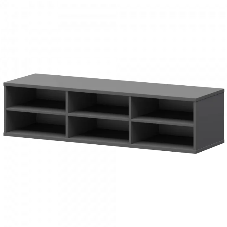 Надставка с вставкой для тумбы-купе СМТ-15НВ.18 Графит 1496x444x400 Смарт