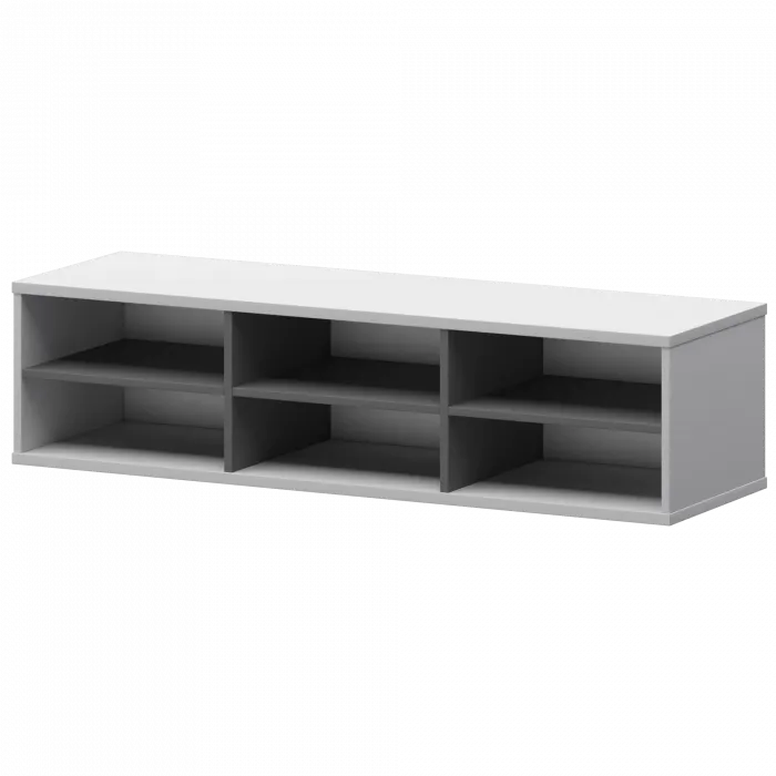 Надставка с вставкой для тумбы-купе СМТ-15НВ.18 тип1 Белый/Графит 1496x444x400 Смарт