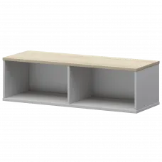 Надставка для тумбы-купе СМТ-12Н25 Белый/Кронберг 1236x444x400 Смарт