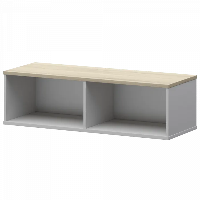 Надставка для тумбы-купе СМТ-12Н25 Белый/Кронберг 1236x444x400 Смарт