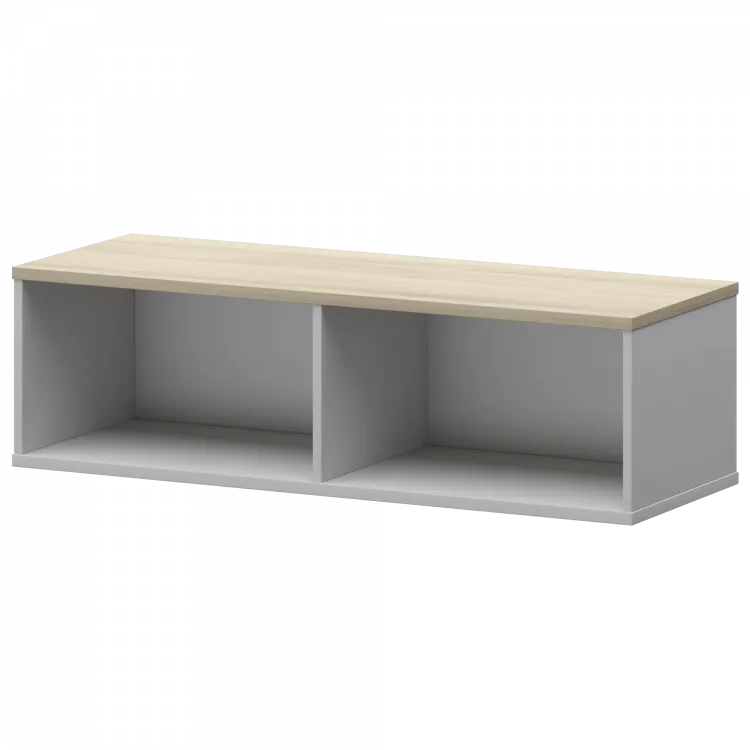 Надставка для тумбы-купе СМТ-12Н25 Белый/Кронберг 1236x444x400 Смарт