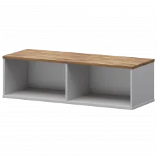 Надставка для тумбы-купе СМТ-12Н25 Белый/Таксония 1236x444x400 Смарт