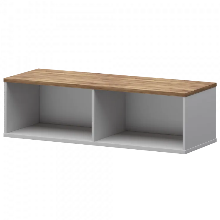 Надставка для тумбы-купе СМТ-12Н25 Белый/Таксония 1236x444x400 Смарт