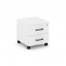 Style Project Тумба мобильная SN.TM-001 Белый/Черный Ручки 416*460*437