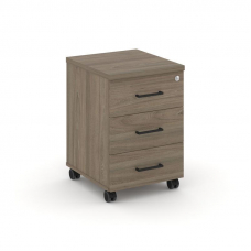 Style Project Тумба мобильная усил. колеса SN.TMU-002 Вяз Благородный/Черный Ручки 416*460*611