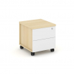 Style Project Тумба мобильная усил. колеса SN.TMU-005 Акация Лорка/Акация Лорка/Белый 416*460*437