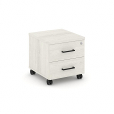 Style Project Тумба мобильная SN.TM-001 Дуб Наварра/Черный Ручки 416*460*437