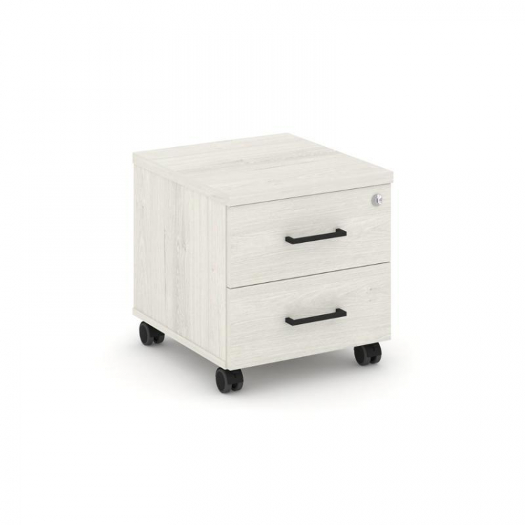 Style Project Тумба мобильная SN.TM-001 Дуб Наварра/Черный Ручки 416*460*437