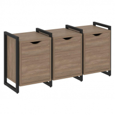 Loft Тумба на регулируемых опорах VR.L-TN-5.O Дуб Аризона/Металл Черный 1440*460*719