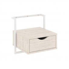 Loft Тумба навесная (крепление к стене) VR.L-SY1 Денвер Светлый/Металл Белый 450*409*450