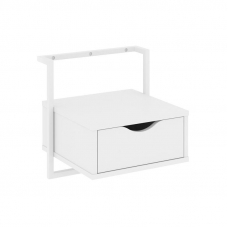 Loft Тумба навесная (крепление к стене) VR.L-SY1 Белый Бриллиант/Металл Белый 450*409*450