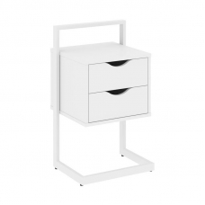 Loft Тумба приставная VR.L-PY2 Белый Бриллиант/Металл Белый 450*409*792