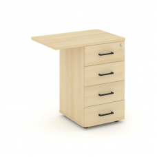 Style Project Тумба приставная SN.TPP-002 Акация Лорка/Черный Ручки 416/700*460*750