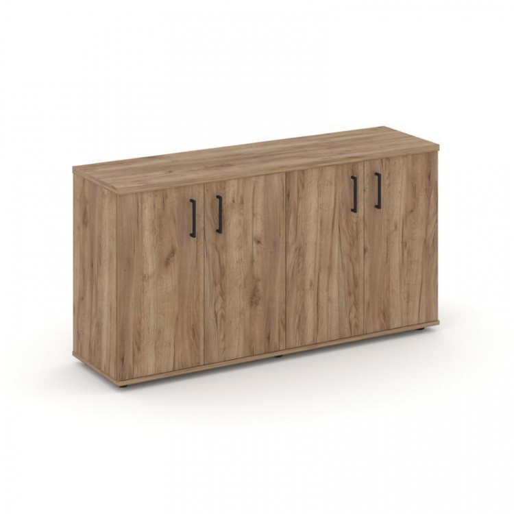 Style Project Тумба опорная/приставная SN.TOP-131 Дуб Табак/Черный Ручки 1232*400*750