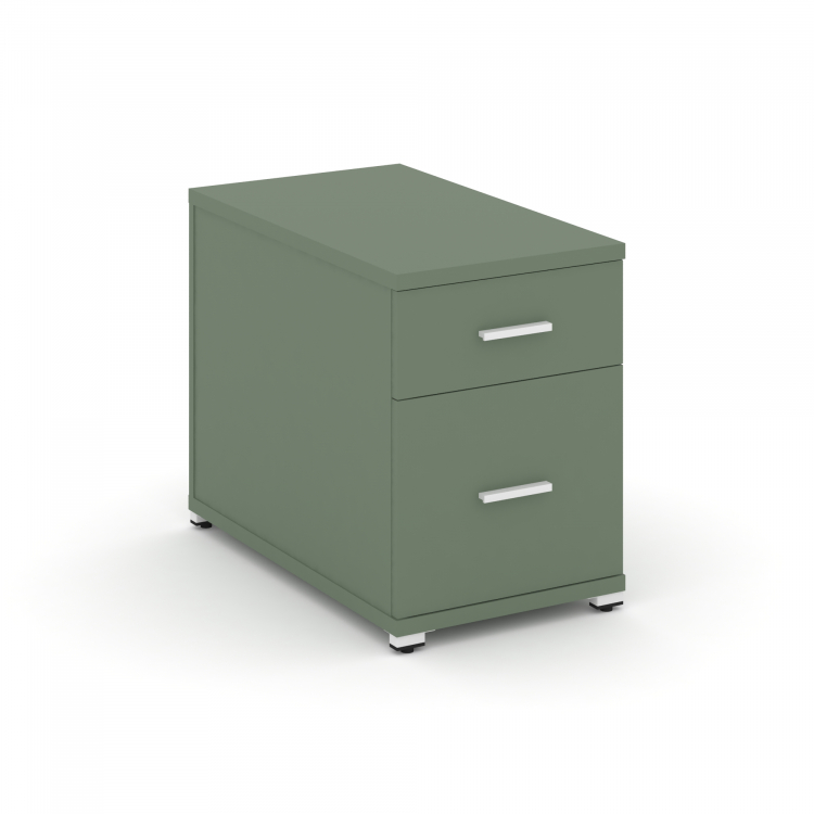 Concept Тумба опорная/приставная 1 ящ.+1 распаш. фасад CN.TGO-004 W Кобо/Металл Белый 420*720*583