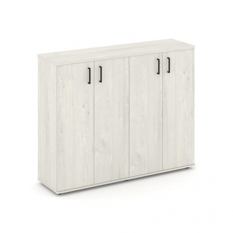 Style Project Тумба опорная/приставная SN.TOP-162 Дуб Наварра/Черный Ручки 1432*400*1150