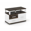 Concept Тумба приставная широкая 2 ящ.+1 распаш. фасад с надставкой широкой CN.TSP-006 W Дуб Мали/Бе