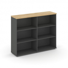 Style Project Тумба опорная/приставная SN.TOP-152 Антрацит/Тиквуд Светлый 1432*400*1150