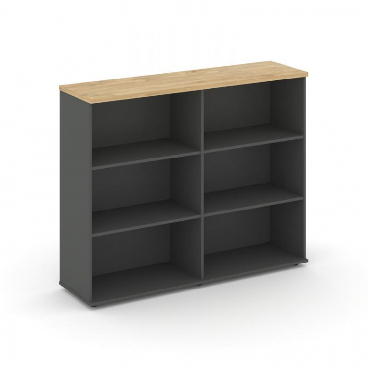 Style Project Тумба опорная/приставная SN.TOP-152 Антрацит/Тиквуд Светлый 1432*400*1150