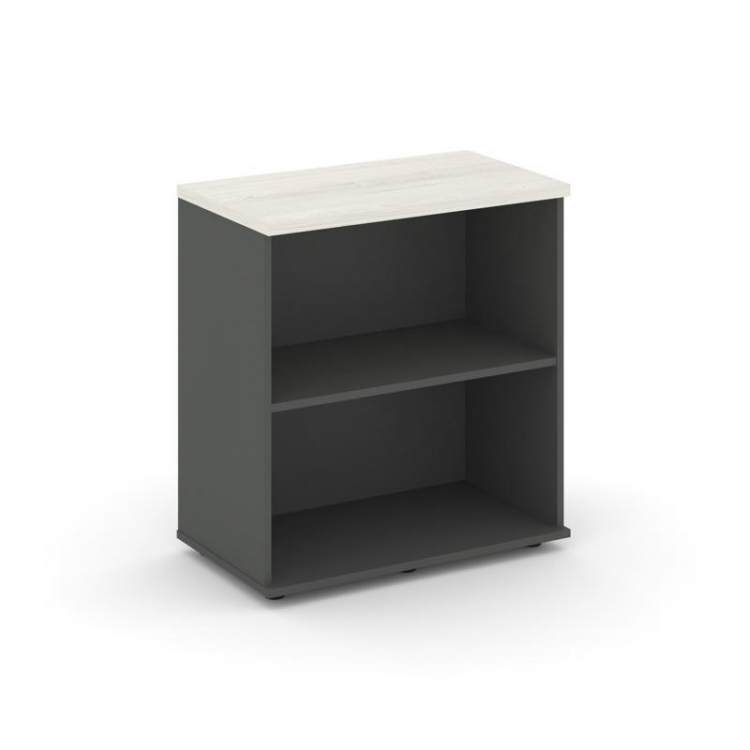 Style Project Тумба опорная/приставная SN.TOP-023 Антрацит/Дуб Наварра 800*400*750