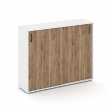 Style Project Тумба опорная/приставная SN.TOP-171 Белый/Белый/Дуб Табак/Черный Ручки 1232*400*1150