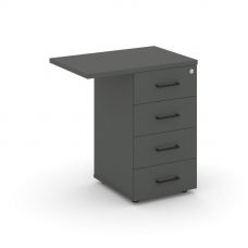 Style Project Тумба приставная SN.TPP-002 Антрацит/Черный Ручки 416/700*460*750