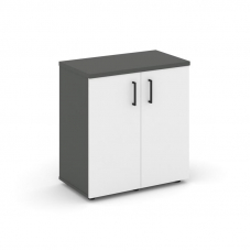 Style Project Тумба опорная/приставная SN.TOP-033 Антрацит/Антрацит/Белый/Черный Ручки 800*400*750