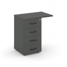 Style Project Тумба приставная SN.TPP-002 Антрацит/Черный Ручки 416/700*460*750