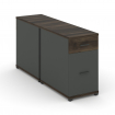 Concept Тумба двухсторонняя опорная/приставная 1 ящ.+1 распаш. фасад CN.DTGO-005 A Дуб Мали/Антрацит