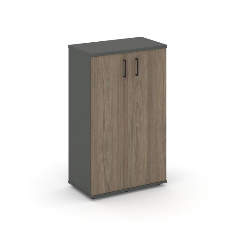 Style Project Тумба опорная/приставная SN.TOP-063 Антрацит/Вяз Благородный/Черный Ручки 800*400*1150