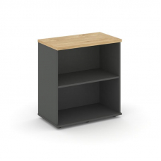 Style Project Тумба опорная/приставная SN.TOP-021 Антрацит/Тиквуд Светлый 600*400*750