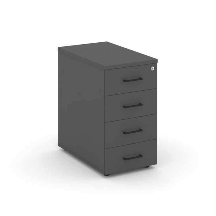 Style Project Тумба опорная/приставная SN.TOP-002 Антрацит/Черный Ручки 416*700*750