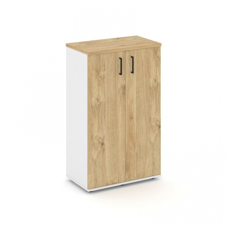 Style Project Тумба опорная/приставная SN.TOP-061 Белый/Тиквуд Светлый/Черный Ручки 600*400*1150