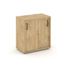 Style Project Тумба опорная/приставная SN.TOP-043 Тиквуд Светлый/Черный Ручки 800*400*750