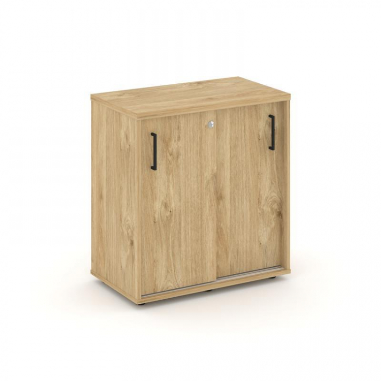 Style Project Тумба опорная/приставная SN.TOP-043 Тиквуд Светлый/Черный Ручки 800*400*750