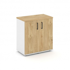 Style Project Тумба опорная/приставная SN.TOP-031 Белый/Тиквуд Светлый/Черный Ручки 600*400*750