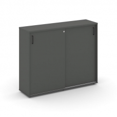 Style Project Тумба опорная/приставная SN.TOP-171 Антрацит/Черный Ручки 1232*400*1150