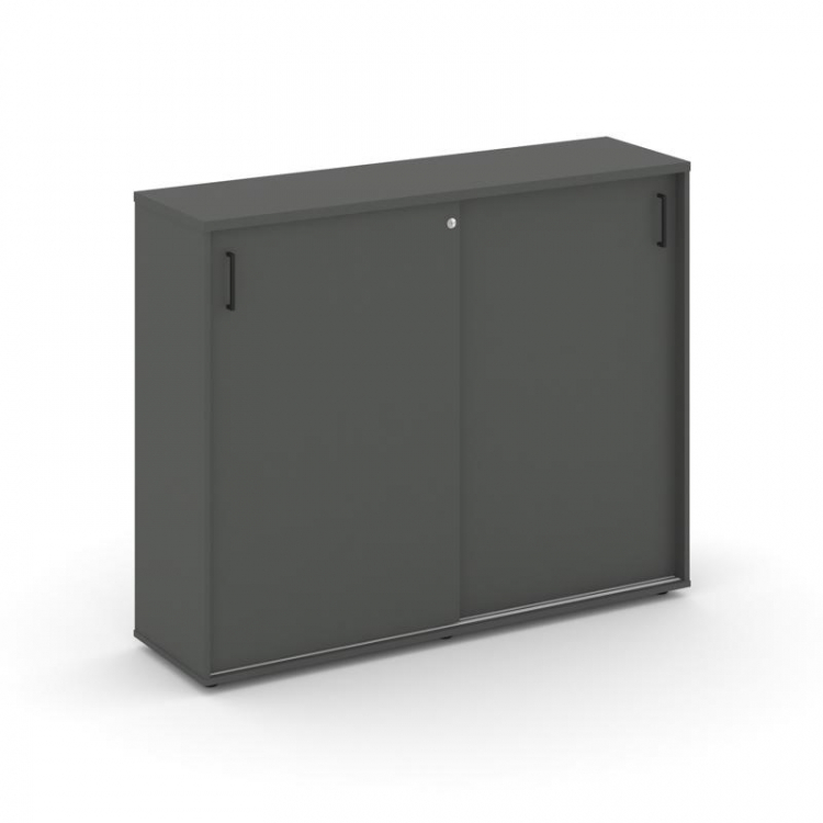 Style Project Тумба опорная/приставная SN.TOP-171 Антрацит/Черный Ручки 1232*400*1150