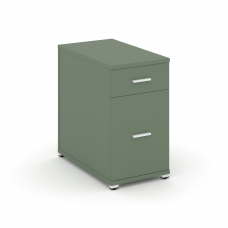 Concept Тумба опорная/приставная 1 ящ.+1 распаш. фасад CN.TGO-005 W Кобо/Металл Белый 420*720*750