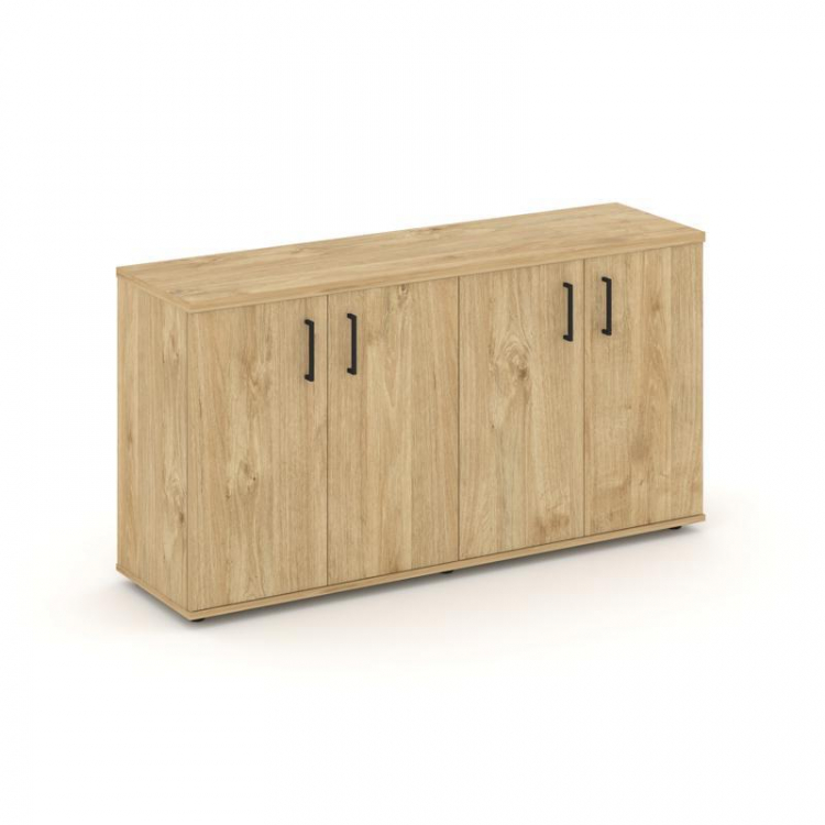 Style Project Тумба опорная/приставная SN.TOP-131 Тиквуд Светлый/Черный Ручки 1232*400*750