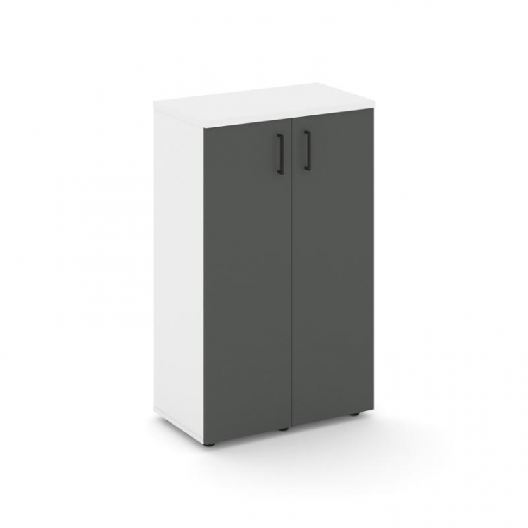 Style Project Тумба опорная/приставная SN.TOP-061 Белый/Белый/Антрацит/Черный Ручки 600*400*1150