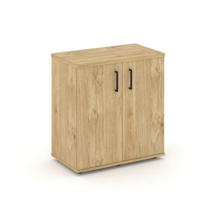 Style Project Тумба опорная/приставная SN.TOP-031 Тиквуд Светлый/Черный Ручки 600*400*750