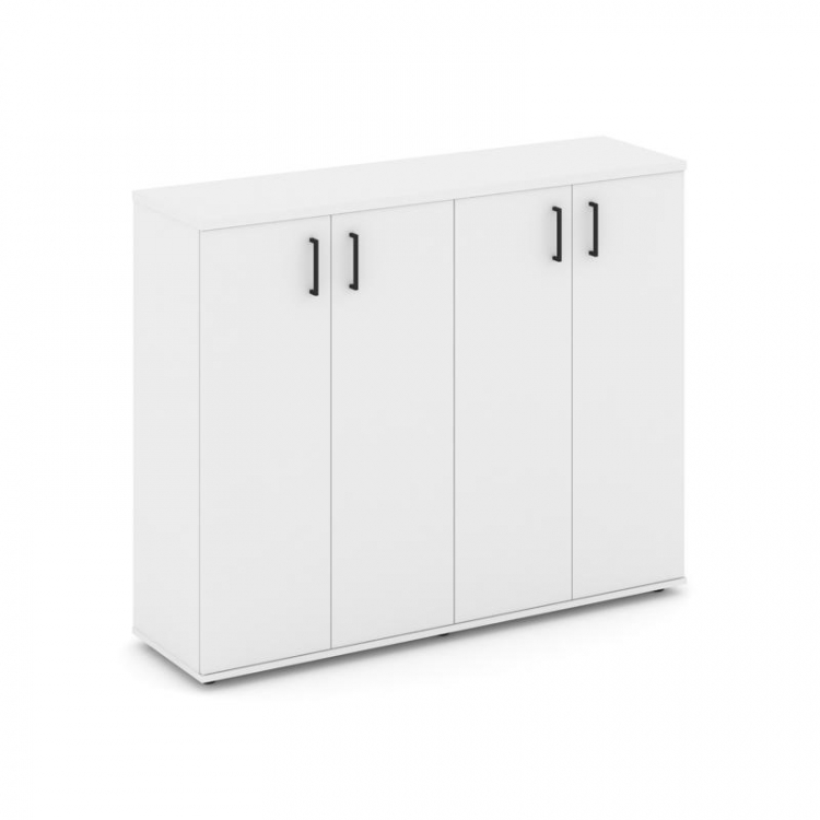 Style Project Тумба опорная/приставная SN.TOP-162 Белый/Черный Ручки 1432*400*1150