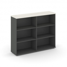 Style Project Тумба опорная/приставная SN.TOP-151 Антрацит/Дуб Наварра 1232*400*1150