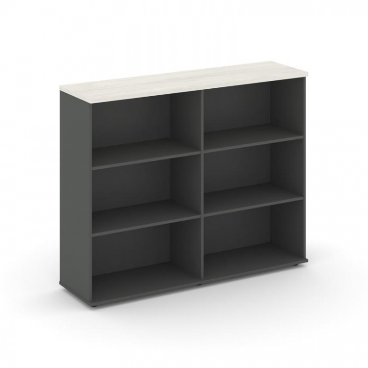 Style Project Тумба опорная/приставная SN.TOP-151 Антрацит/Дуб Наварра 1232*400*1150