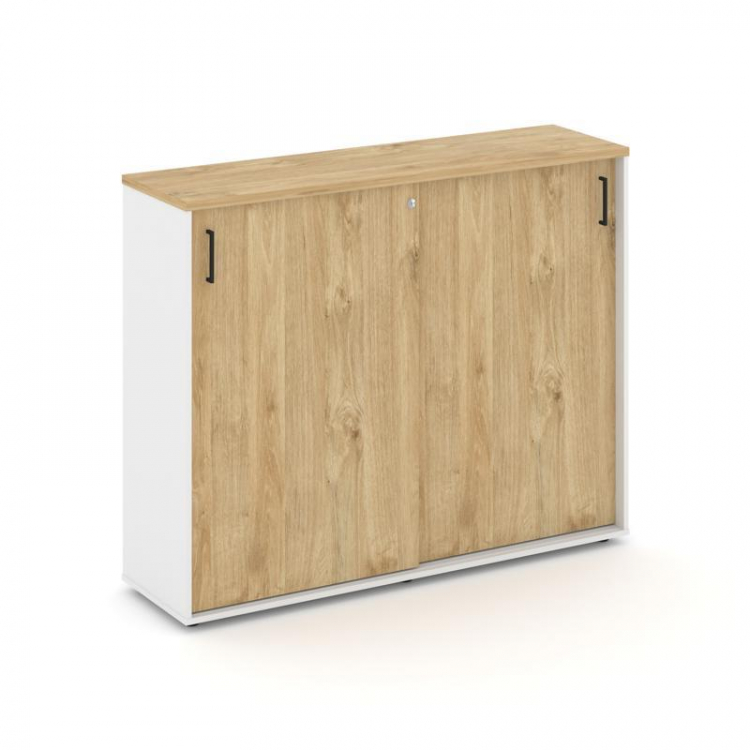 Style Project Тумба опорная/приставная SN.TOP-173 Белый/Тиквуд Светлый/Черный Ручки 1632*400*1150